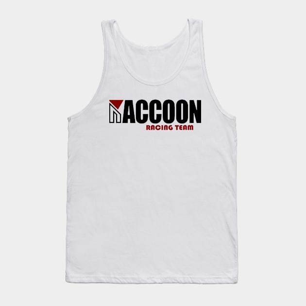 Raccoon Racing Tank Top by goast